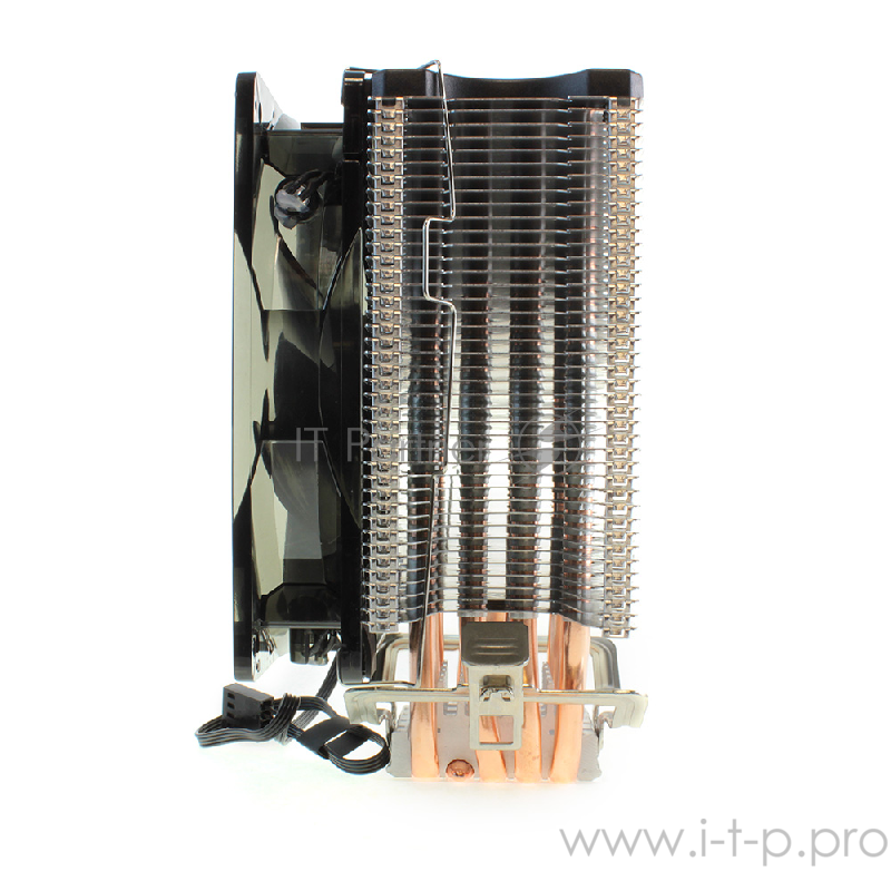 вентилятор CROWN Кулер для процессора CM-5 (Для Intel и AMD,TDP до 187 Ватт,5шт. теплопроводных трубок,Синяя светодиодная подсветка,Гидродинамическии? подшипник,Размер: 148*126*85 мм)