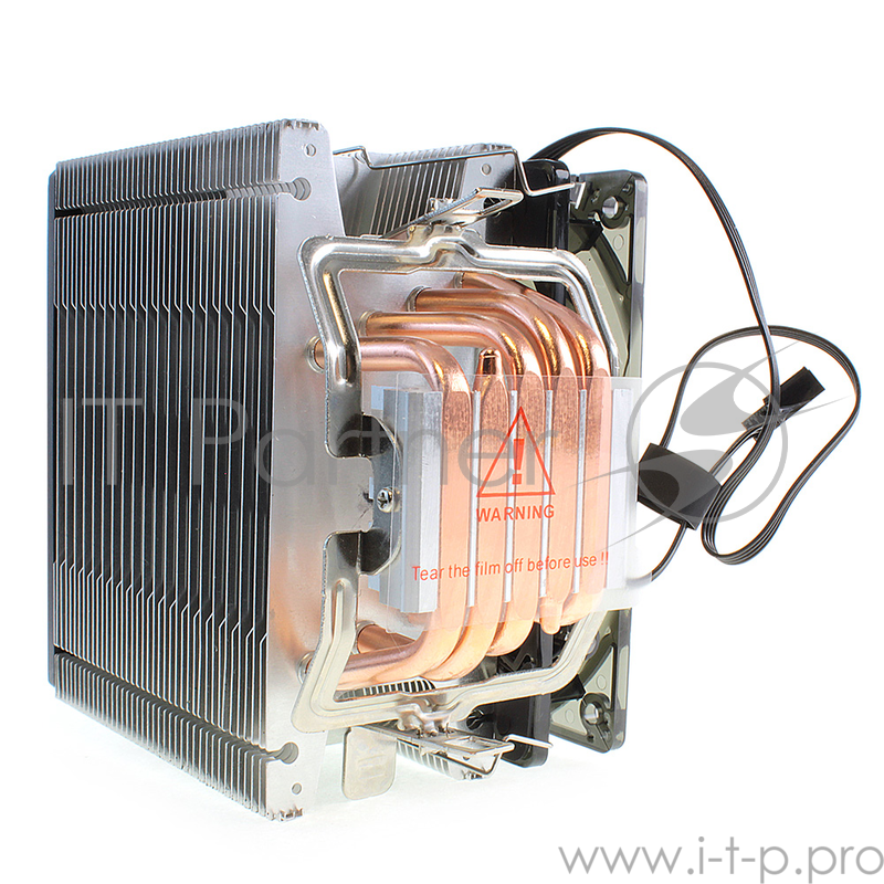 вентилятор CROWN Кулер для процессора CM-5 (Для Intel и AMD,TDP до 187 Ватт,5шт. теплопроводных трубок,Синяя светодиодная подсветка,Гидродинамическии? подшипник,Размер: 148*126*85 мм)