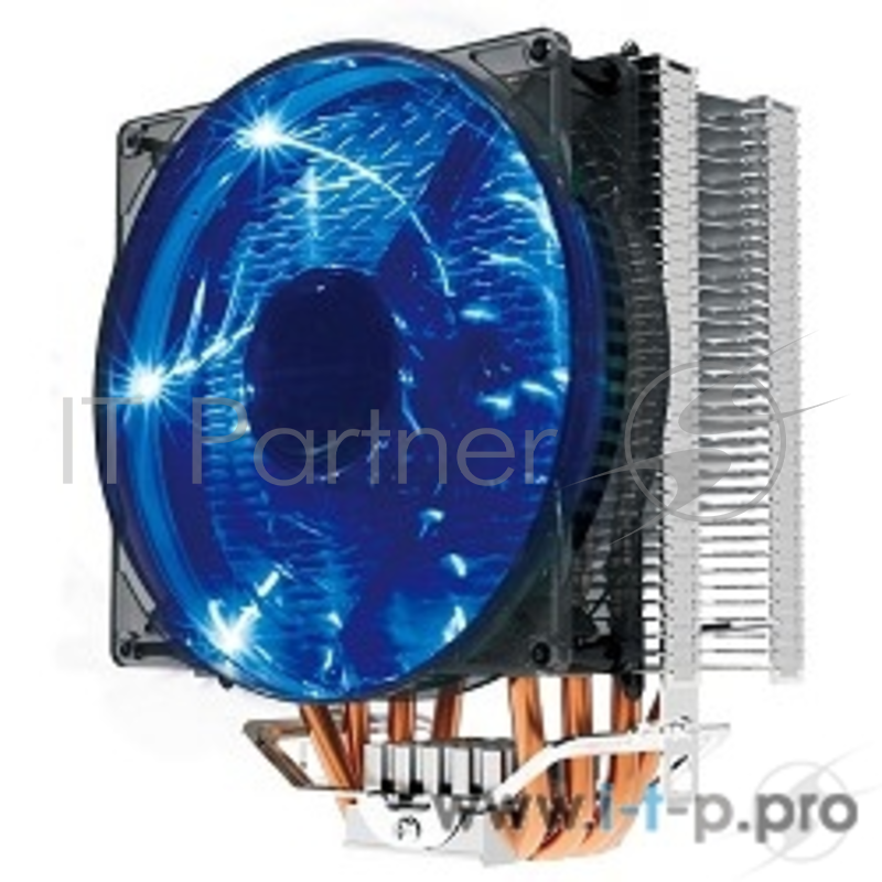 вентилятор CROWN Кулер для процессора CM-4 (Для Intel и AMD,TDP до 160 Ватт,4шт. теплопроводных трубок, Гидродинамическии? подшипник,Размер: 154*124*84 мм)