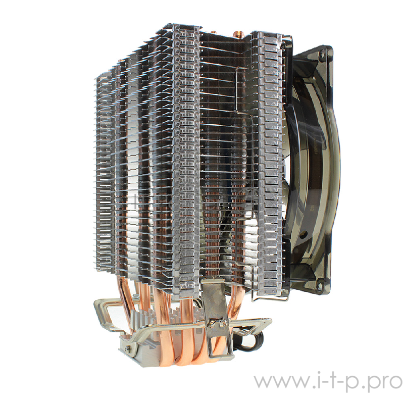 вентилятор CROWN Кулер для процессора CM-4 (Для Intel и AMD,TDP до 160 Ватт,4шт. теплопроводных трубок, Гидродинамическии? подшипник,Размер: 154*124*84 мм)