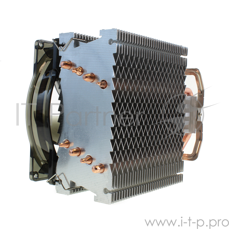 вентилятор CROWN Кулер для процессора CM-4 (Для Intel и AMD,TDP до 160 Ватт,4шт. теплопроводных трубок, Гидродинамическии? подшипник,Размер: 154*124*84 мм)