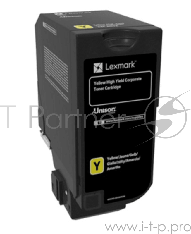 Картридж Lexmark Картридж с тонером желтого цвета высокой емкости для организаций (12 000 стр.) для CS725de