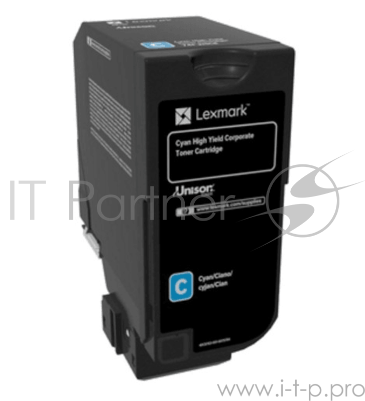 Картридж Lexmark Картридж с тонером голубого цвета высокой емкости для организаций (12 000 стр.) для CS725de