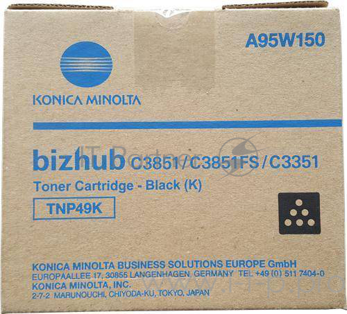 Тонер Konica-Minolta bizhub C3351/C3851 черный TNP-49K