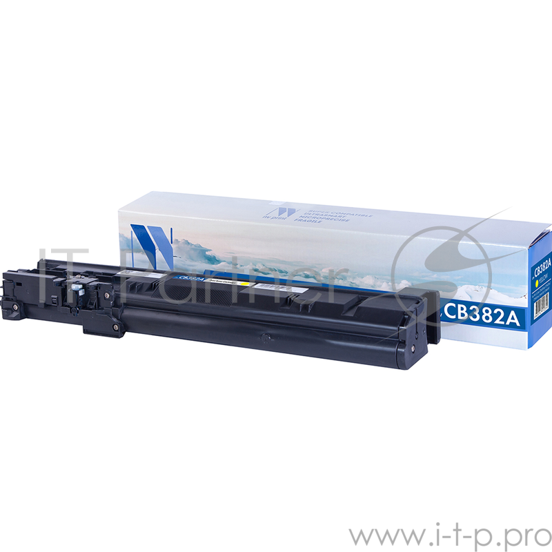 Картридж NV Print совместимый HP CB382A Yellow для LJ Color CP6015/6015N/CM6030/CM6040/CP6 (21000k)