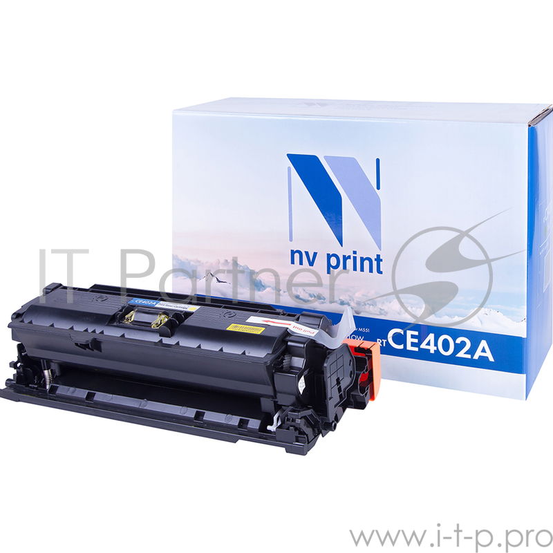 Картридж NV Print совместимый HP CE402A Yellow для CLJ Color M551 (6000k)