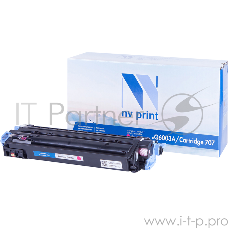 Картридж NVPrint совместимый HP Q6003A/Can707 Magenta для LJ Color CM1015MFP/1017MFP/1600/2600N (2000k)