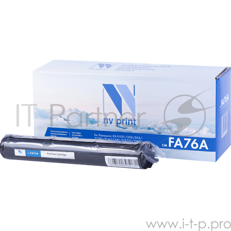 Картридж NV Print совместимый Panasonic KX-FA76 для KX-FL 501/502/521/B751/M553 (2000k)