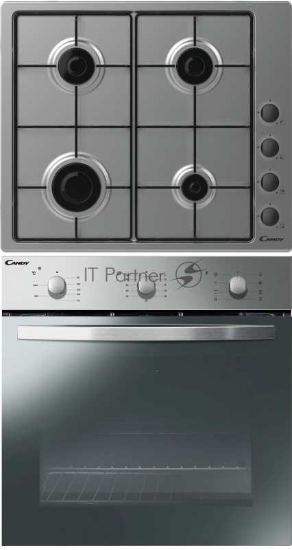 Встраиваемый комплект Candy COGHP60X/E нержавеющая сталь/нержавеющая сталь