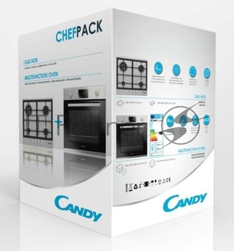 Встраиваемый комплект Candy COGHP60X/E нержавеющая сталь/нержавеющая сталь