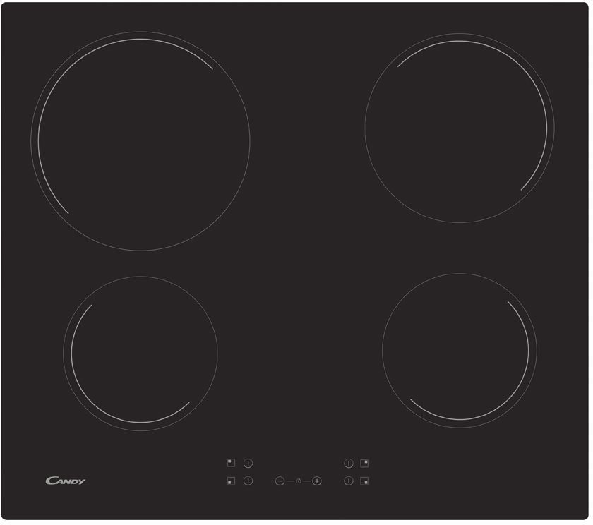 Встраиваемый комплект Candy FCP602X/ECH64CC нержавеющая сталь/черный