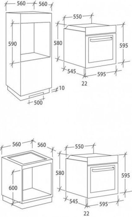 Встраиваемый комплект Candy FCP602X/ECH64CC нержавеющая сталь/черный