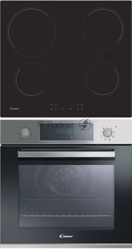 Встраиваемый комплект Candy FCP605XL/ECH64CC нержавеющая сталь/черный
