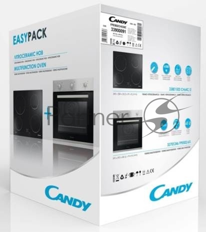 Встраиваемый комплект Candy FCP605XL/ECH64CC нержавеющая сталь/черный