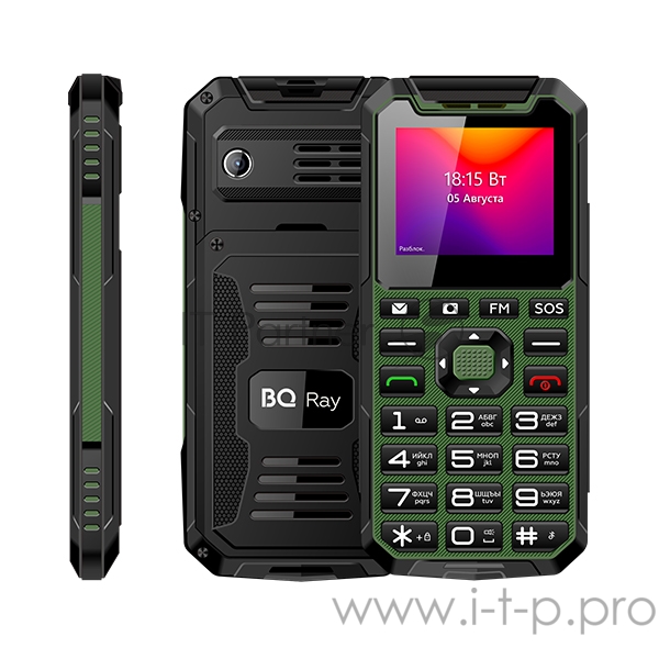 Мобильный телефон BQ 2004 Ray Grey/Black
