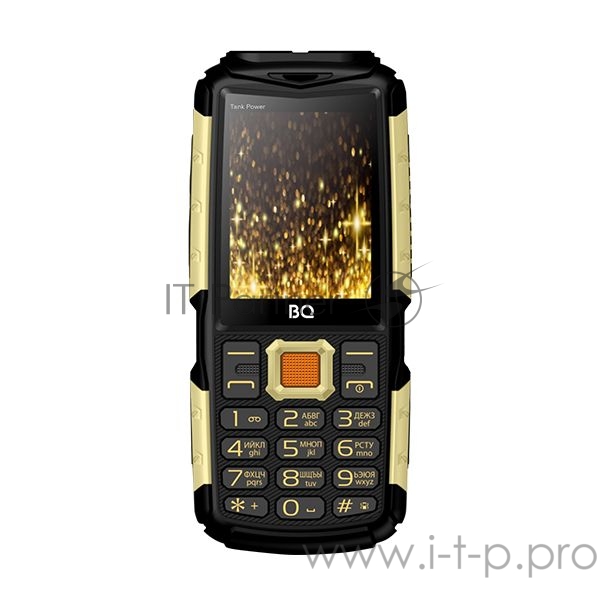 Мобильный телефон BQ 2430 Tank Power Camouflage/Gold