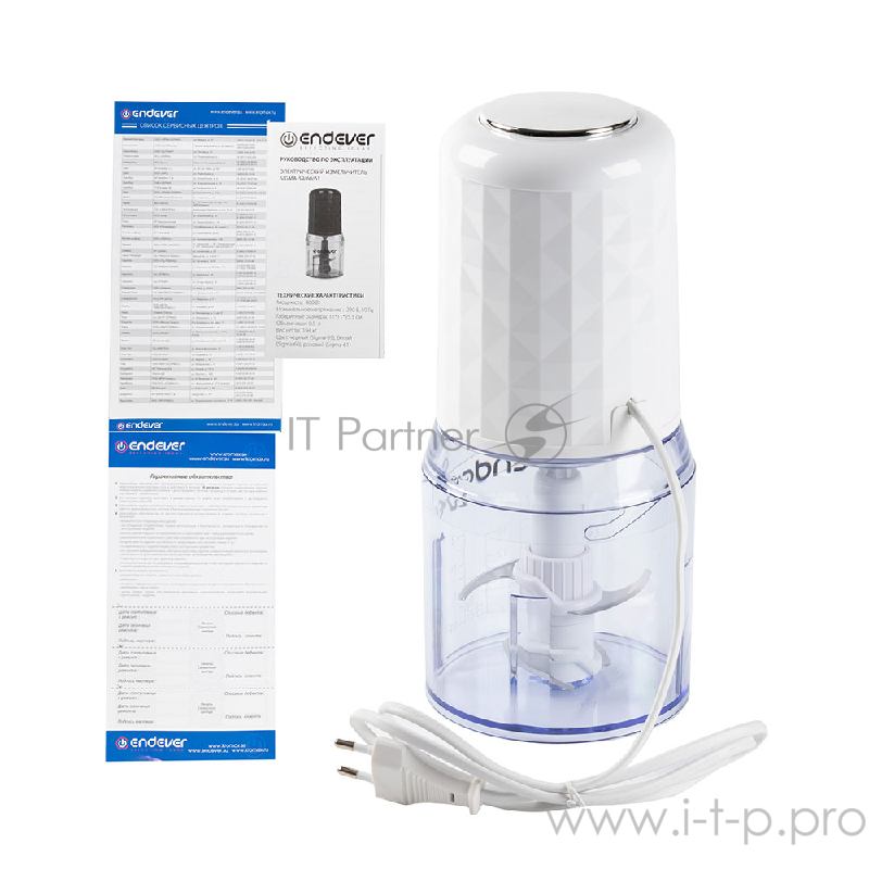 Измельчитель Endever Sigma-60, белый
