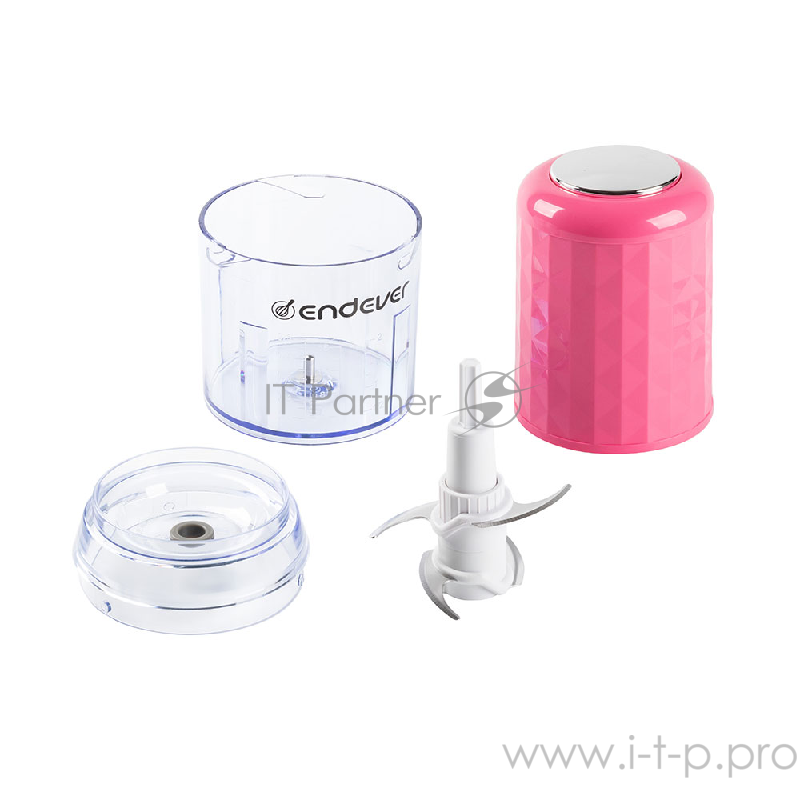 Измельчитель Endever Sigma-61, розовый