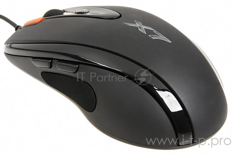 Мышь A4Tech X-718BK (черный) USB, 6+1 кл.-кн., 3200 dpi,проводная