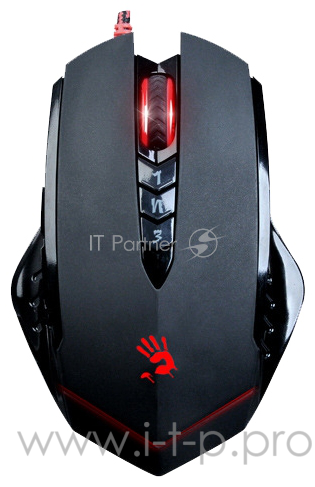 Мышь Mouse A4 Bloody V8 black optical (3200dpi) USB Gaming (7but)