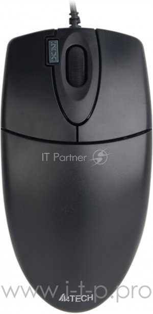 Мышь A4Tech OP-620D B/U1 (черный) USB, пров. опт. мышь, 3кн, 1кл-кн (85694)