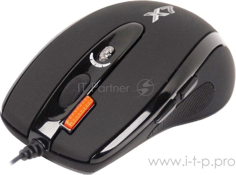 Мышь A4 X-705K black optical (2000dpi) USB Gaming (5but)