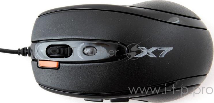 Мышь A4 X-705K black optical (2000dpi) USB Gaming (5but)