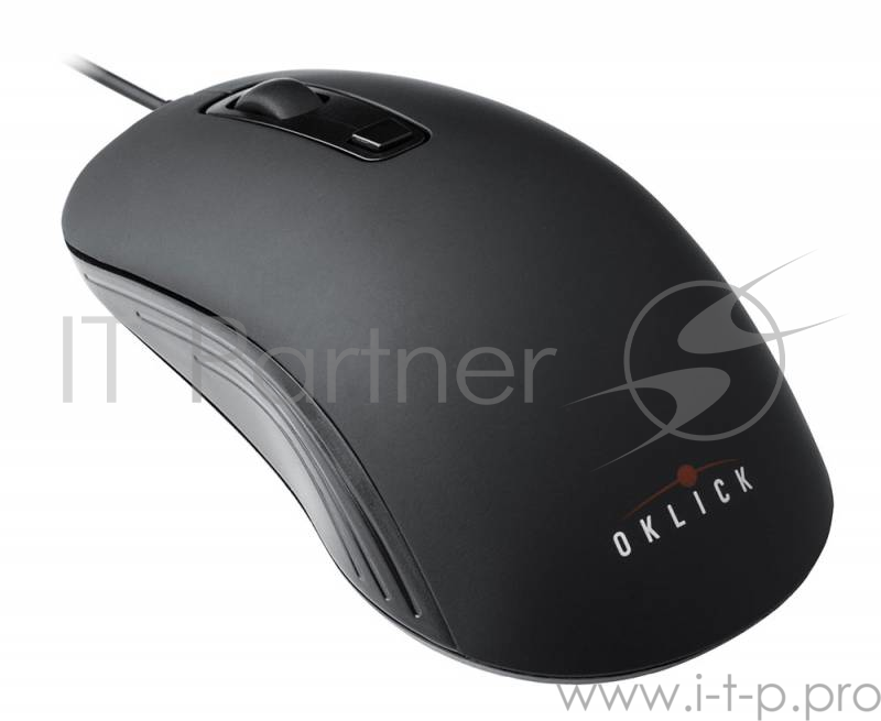 Мышь Oklick 155M black (1000/1600dpi) USB
