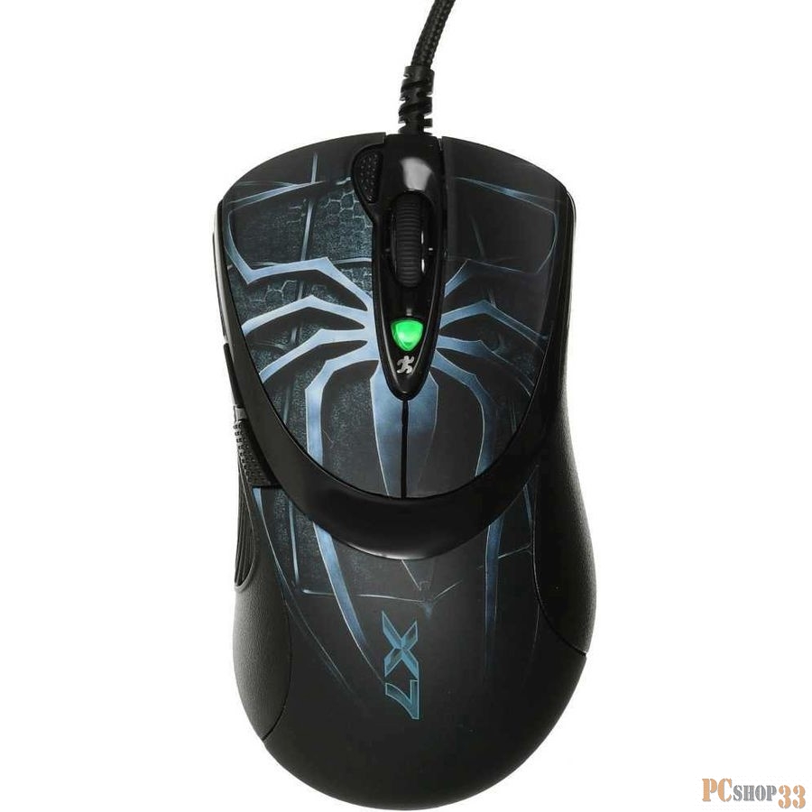 Мышь A4Tech XL-747H (синий) USB, 6кн, 1кл-кн, 3600DPI