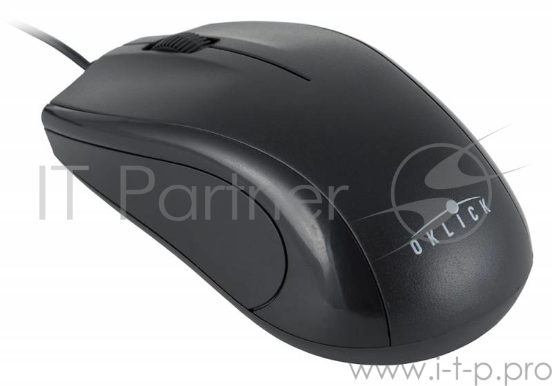 Мышь Oklick 185M черный оптическая (1000dpi) USB
