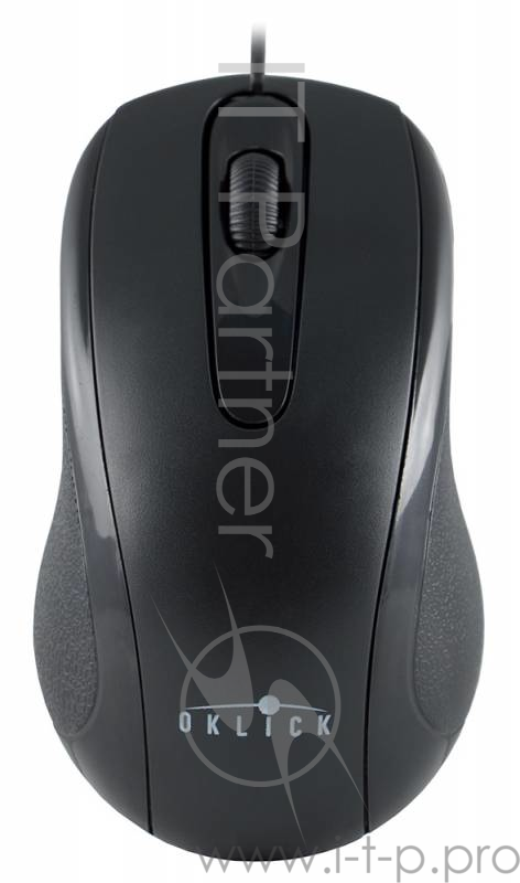 Мышь Oklick 205M черный оптическая (800dpi) USB (3but)