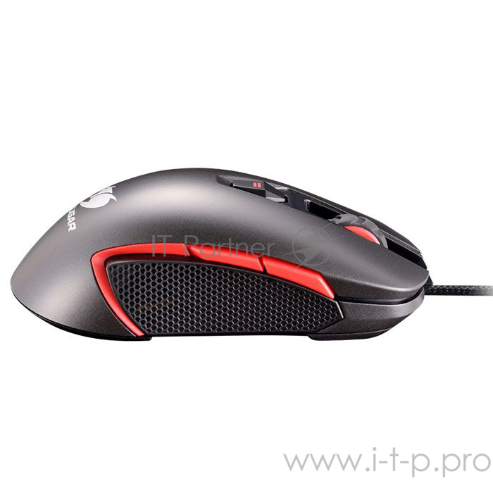Мышь Cougar 400M Iron Grey игровая, 4000DPI, регулировка DPI, механизм Omron, 8 прогр.клавиш, встроен.память, RGB подсветка (16млн цветов) Мышь Cougar 400M Iron Grey игровая, 4000DPI, регулировка DPI, механизм Omron, 8 прогр.клавиш, встроен.память, R
