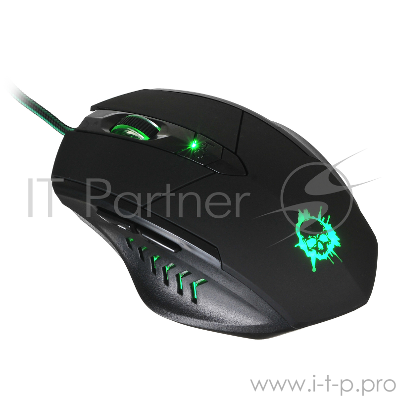 Мышь Oklick 815G black optical (2400dpi) USB Gaming (6but)