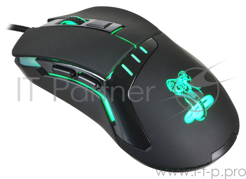 Мышь Oklick 865G черный/черный оптическая (2400dpi) USB игровая (5but)