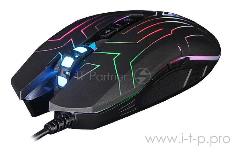 Мышь A4 X-77 черный оптическая (2400dpi) USB игровая (8but)