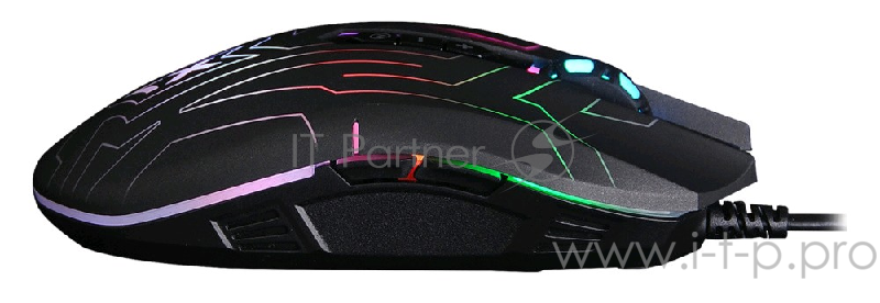 Мышь A4 X-77 черный оптическая (2400dpi) USB игровая (8but)