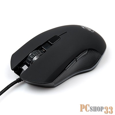 Мышь MGK-26U Dialog Gan-Kata - игровая, 6 кнопок + ролик, RGB подсветка, USB, черная