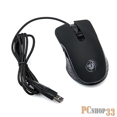 Мышь MGK-34U Dialog Gan-Kata - игровая, 6 кнопок + ролик, RGB подсветка, USB, черная