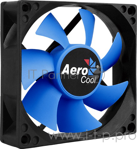 Вентилятор Aerocool Motion 8 , 80х80х25мм, 2000 об/мин, 1,68 Вт, Molex 4-pin, 21,5 CFM, 25,3 дБА, съемная крыльчатка, гидравлический подшипник