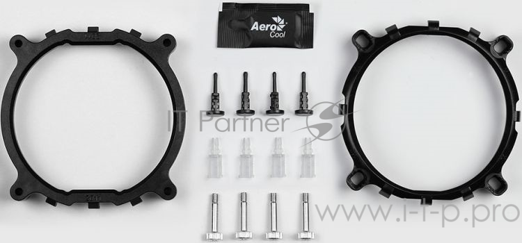 Кулер Aerocool Verkho 4 Dark Soc-FM2+/AM2+/AM3+/AM4/1150/11 4-pin 18-26dB Al+Cu 140W 678gr Ret