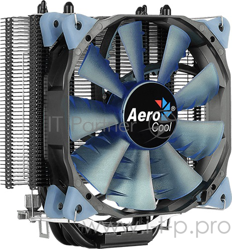 Кулер Aerocool Verkho 4 Dark Soc-FM2+/AM2+/AM3+/AM4/1150/11 4-pin 18-26dB Al+Cu 140W 678gr Ret