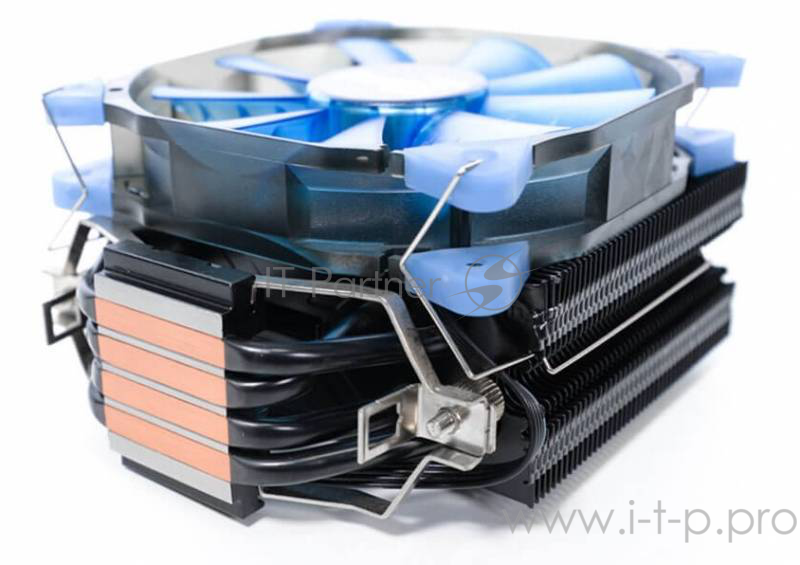 Устройство охлаждения(кулер) Aerocool Verkho 5 DARK Soc-FM2+/AM2+/AM3+/AM4/1150/11 4-pin 15-27dB Al+Cu 150W 741gr LED Ret