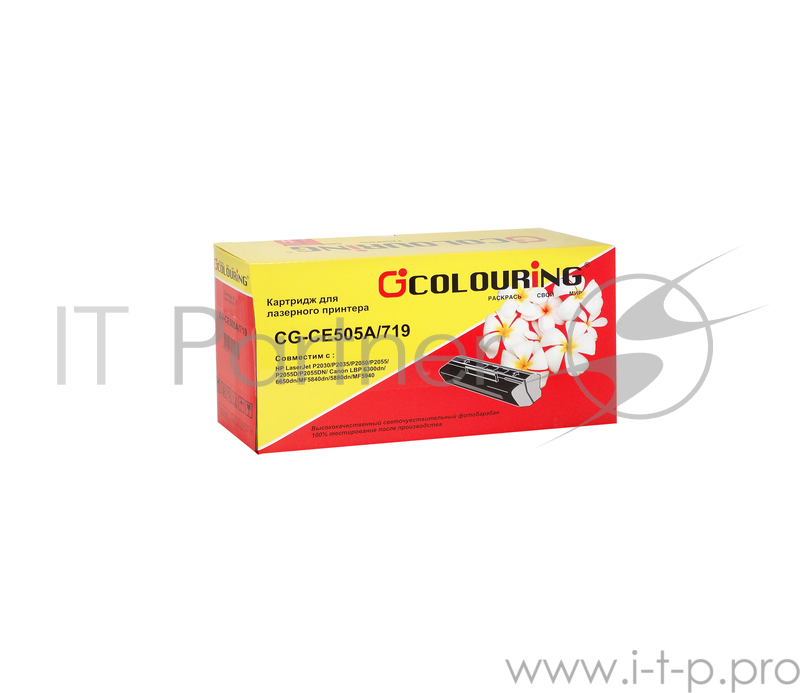 Картридж CG-CE505A/719 для принтеров HP LJ P2030/P2035/P2050/P2055/P2055D LBP 6300dn/6650dn/MF5840dn/5880dn/ 2300 копий Colouring