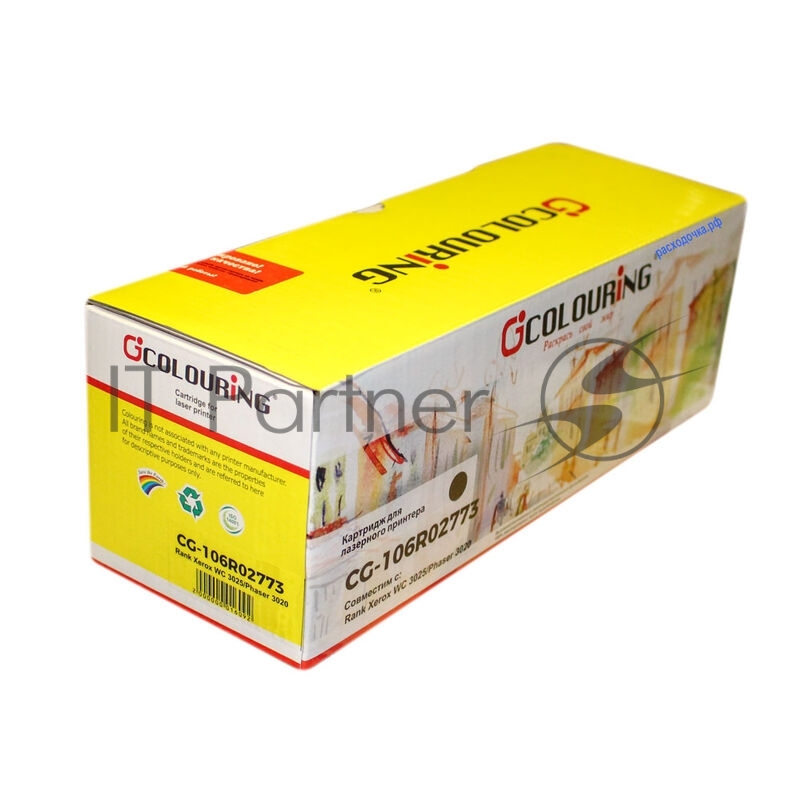 Картридж Colouring совместимый CG-106R02773 для Xerox Phaser 3020/WorkCentre 3025 1500к CG