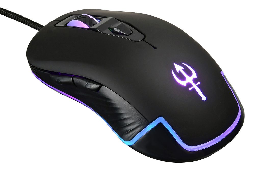 Мышь Oklick 925G черный оптическая (3200dpi) USB игровая (6but)