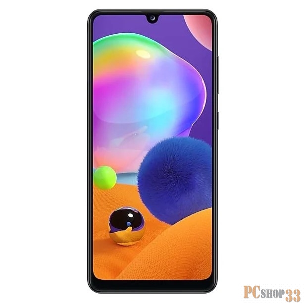 Смартфон Samsung SM-A315F Galaxy A31 64Gb 4Gb черный моноблок 3G 4G 2Sim 6.4 1080x2400 Android 10 48Mpix 802.11 a/b/g/n/ac NFC GPS GSM900/1800 GSM1900 TouchSc MP3 microSD max512Gb