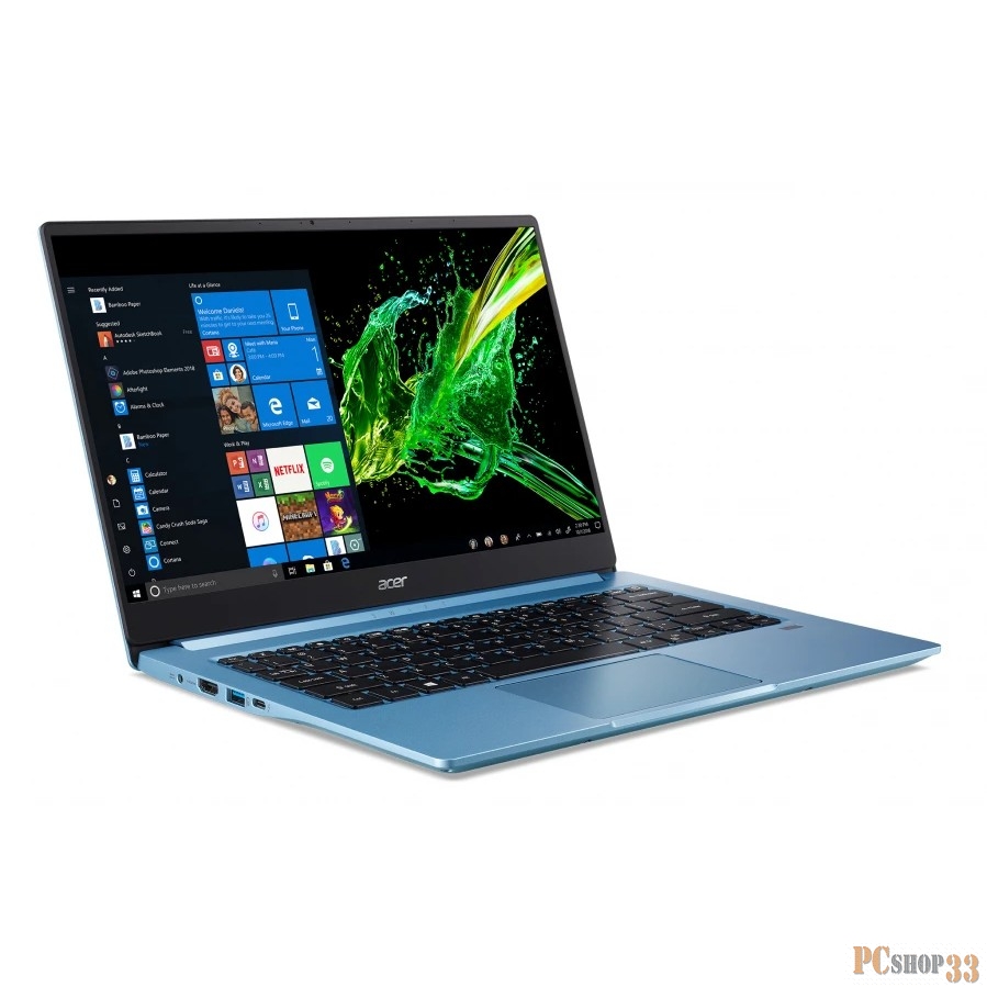 Ноутбук Acer Swift SF314-57G-59DK 14 FHD, Intel Core i5-1035G1, 8Gb, 512Gb SSD, Nvidia GF MX350 2Gb DDR5, noODD, 1.19 к