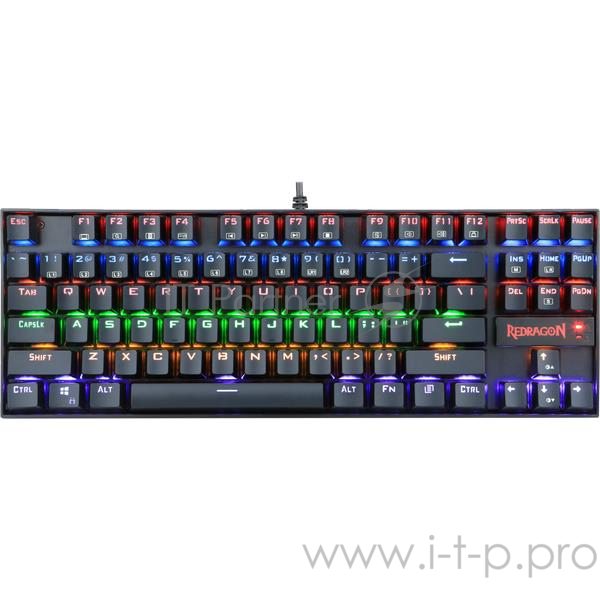 Механическая клавиатура Redragon Kumara RU,Rainbow,Full Anti-Ghosting