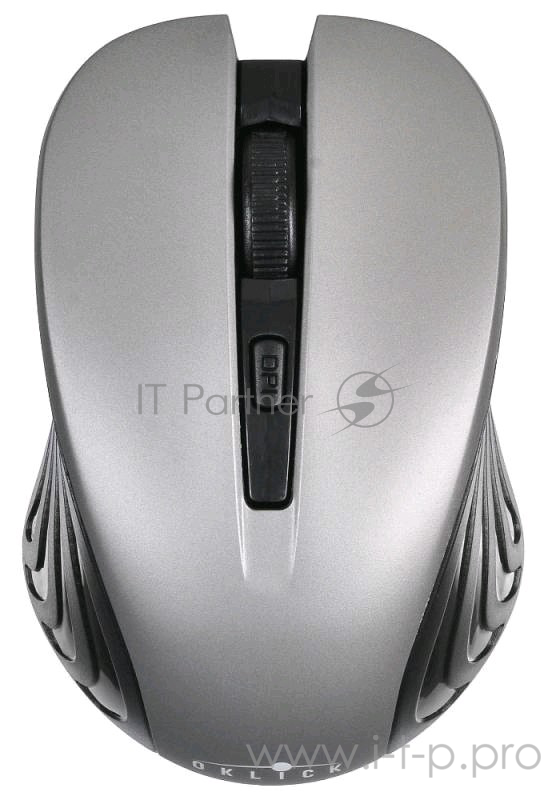 Мышь Oklick 545MW черный/серый оптическая (1600dpi) беспроводная USB (4but)