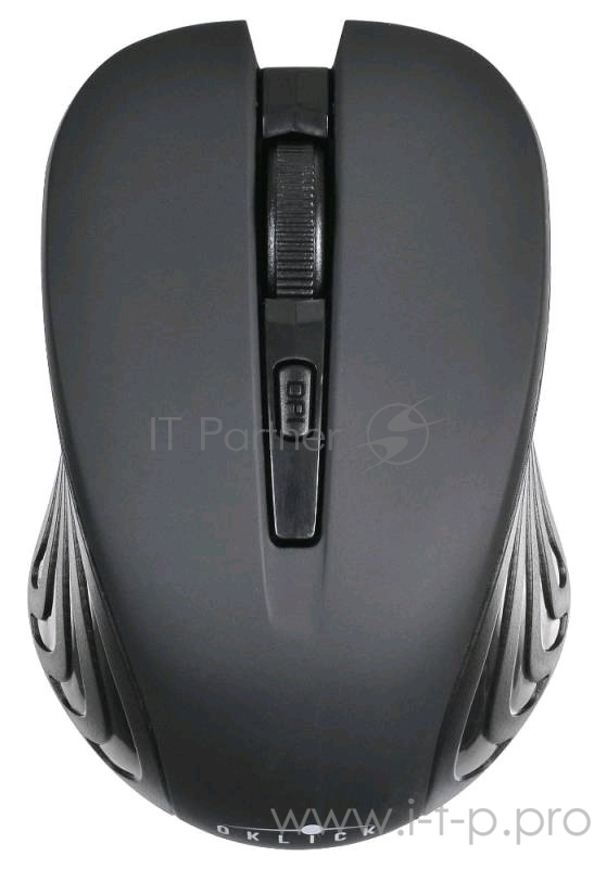 Мышь Oklick 545MW черный/черный оптическая (1600dpi) беспроводная USB (4but)